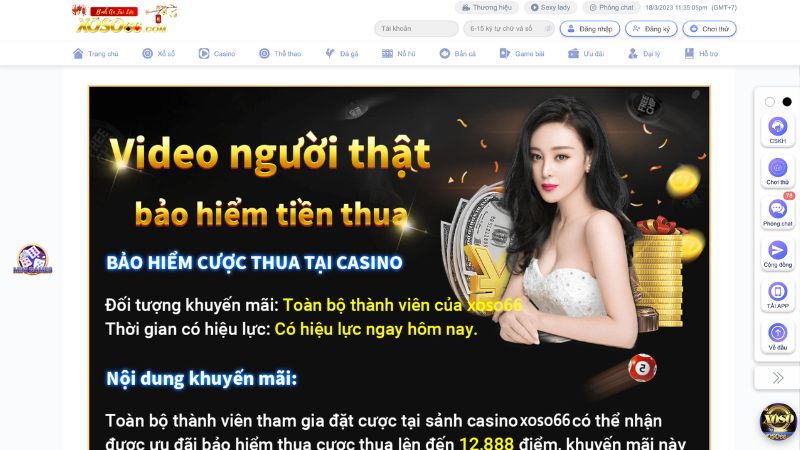 Điều lệ tham gia khuyến mãi Sòng bài bồi thường tổn thất là gì?